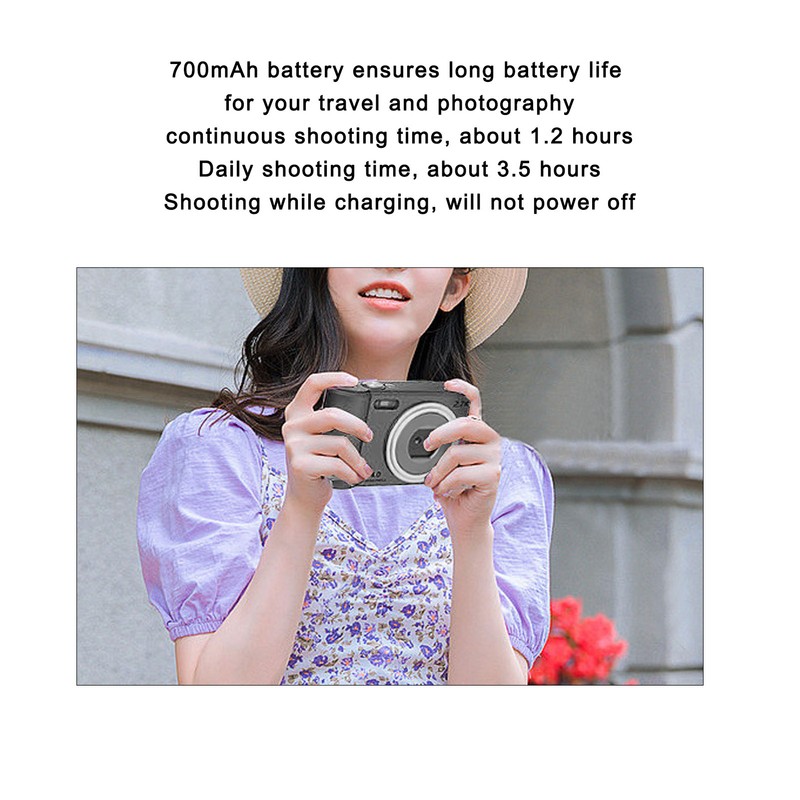 Kids Digital Camera Black 44MP 1080 Video Entry Level CCD