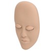 Eyelash Extension Face Mannequin 3 Pairs Removable Eyelids Single Layer