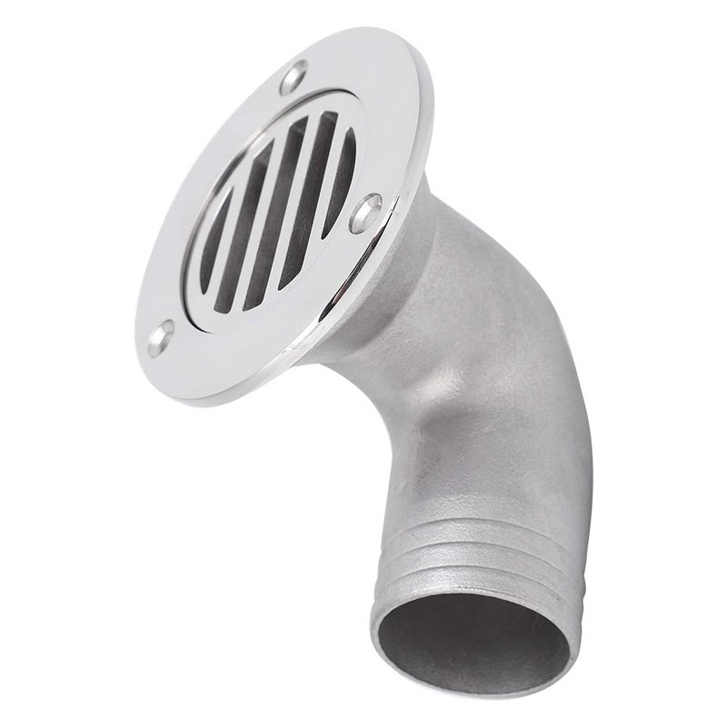EIMSOAH Boat Bend Floor Drain,316 Stainless Steel Deck Drain Boat