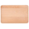 Fruit Dishes Beech Wooden Serving Tray Rectangular Decorative Dessert Plate