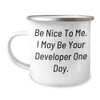 Funny Developer Gifts for Men and Women: Be Nice to
