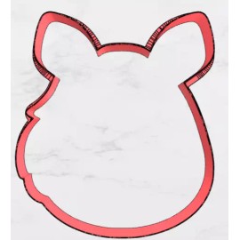 Horse/Donkey Head 3D Printed Cookie Cutter - Large - 4 inch