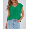 BTFBM Womens Oversized Sweater Vest 2025 Summer V Neck Casual