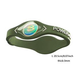 Power Balance Das Original-Performance-Armband, Silikon-Gummi-Armbänder, Sport-Armband für Männer und Frauen, Armreifen, sicher, wasserdicht, leicht, langlebig