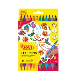 Jovi – Set of double-tipped markers felt-tip pens, Assorted Colours (1512)