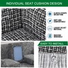 CRFATOP 2 Piece Chair Covers Stretch Sofa Covers Couch Slipcovers