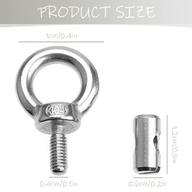 Tabanzhe 2 PCS Stainless Steel Awning Rail Stoppers - Multipurpose Awnings Accessories for Caravans, Motorhomes, and Camper Vans,Camping Tent Equipment