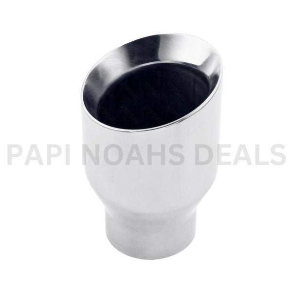 Papi Noah Stainless Steel Exhaust Tip 2.5" Inlet 4" Out
