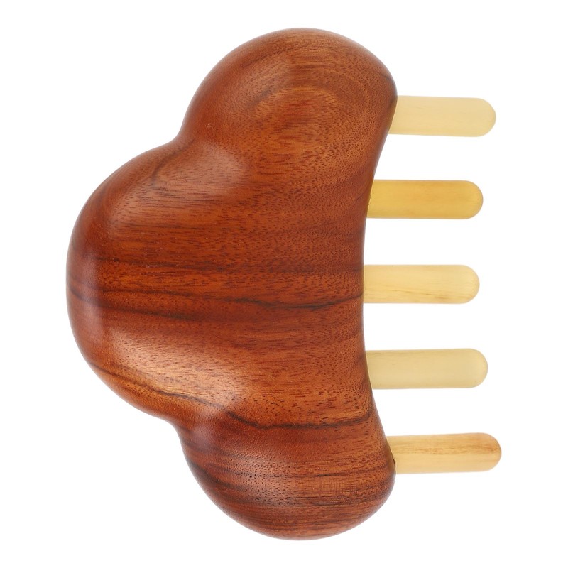 Rosewood Meridian Comb Wide Comb Teeth Reduce Stress Wooden Scalp