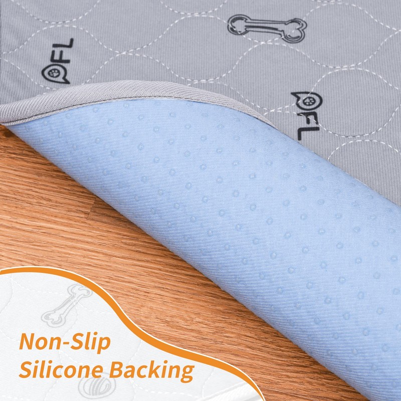 Washable Pee Pads for Dogs, 2Pack Reusable Puppy Pads, Absorbent