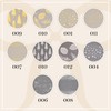 100%Mosel Table Runner, Linen Look, Natural, Pine Cones in Gold,