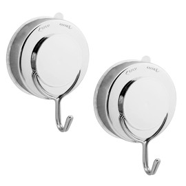 C.M. B01IQNR2VW Suction Cup Strong Hook Suction Cup Hook, Strong, 22.0 lbs (10 kg) Load Limit, Set of 2, Approx. 3.6 x 2.6 x 1.4 inches (9.3 x 6.6 x 3.5 cm)