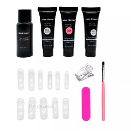 Miss Cherry Kit Básico De Polygel Para Uñas System Dual