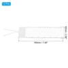 PATIKIL Bookmark Magnifier with Ruler, 2 Pack 3X Magnifying Sheet