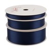 [Zofrud] Navy Double Face Satin Ribbon 3 Rolls Set -