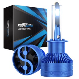Marsauto H1 Bulbs, Super Bright, H1 Light Bulbs , Long Lifespan Plug and Play, Pack of 2