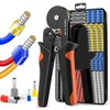 SWANAMB Ferrule Crimping Tool Kit with AWG23-7 Hexagonal Ferrule Crimper