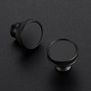 Ravinte 30 Pack 1-1/5"(30mm) Matte Black Cabinet Knobs Knurled Dresser