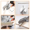 Amazleer Miter Shears Adjustable 45°-135° Trunking Cutter Set with 10