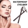 Matte Dark Brown Eyeliner Pencil - Waterproof, Long-Lasting Gel Formula,
