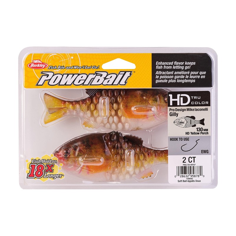 PowerBait Gilly HD Yellow Perch 130mm