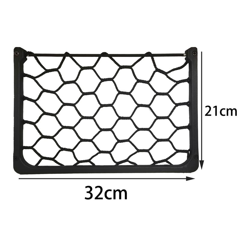 4pcs Campervan Storage Nets Large Size Car Elastic String Mesh