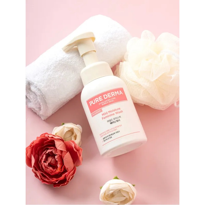 온더바디 On the Body Purederma Mild Moisture Feminine Cleanser 300ml