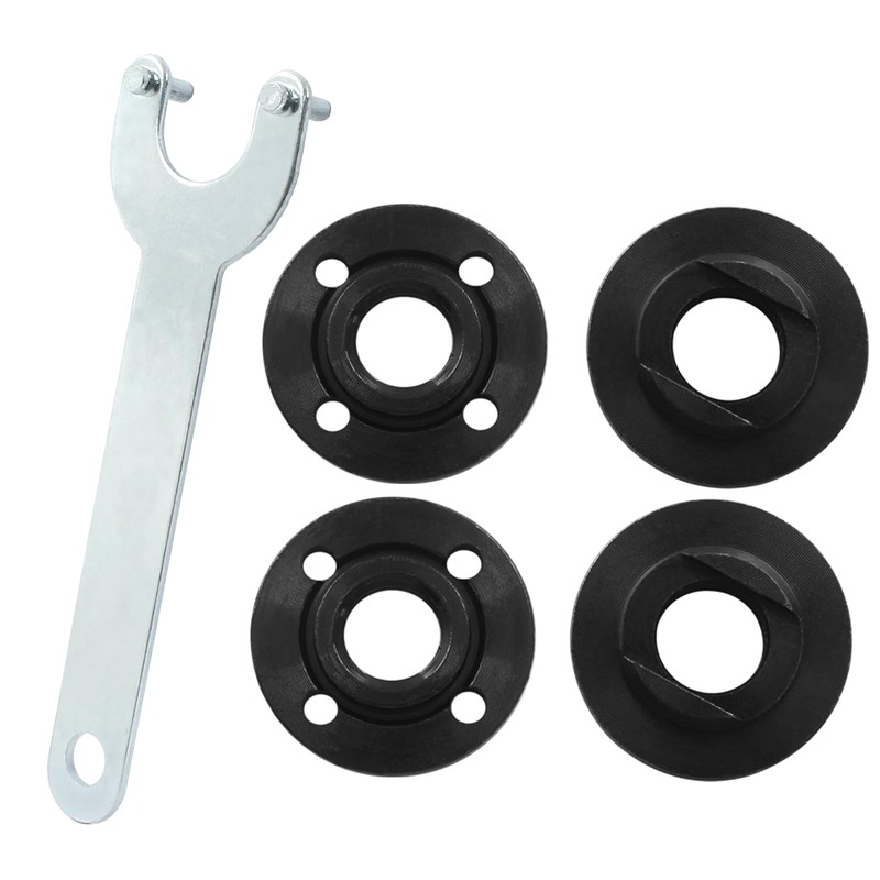 Unlorspy 5 Pcs Grinder Flange Angle Wrench Kit,Include 4 Pcs