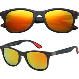 PolarSpex Mens Sunglasses - Retro Sunglasses for Men, Polarized Sunglasses for Womens - Cool Shades for Driving, Fishing