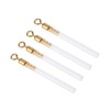 50pcs Float Waggler Adaptors Copper Fishing Swivel Head With Tube