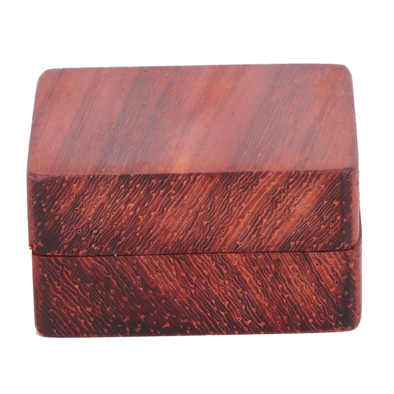 Guitar Pick Wooden Box with 2Pcs Red Rosewood Picks Musical