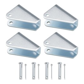 eMagTech 4PCS Linear Actuator Mounting Brackets Carbon Steel Electric Stand Lifting Rod Holder Electric Push Rod Support Metal Electric Actuator Accessories