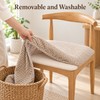 Jacquard Elastic Chair Cover – Universal Stretch Dining Chair Seat