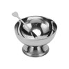 Stainless Steel Ice Cream Bowls Set 4 Pack with Forks