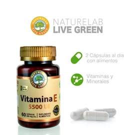 VITAMINA E 5500 UI, SUPLEMENTO NATURELAB