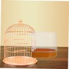 SUPVOX 2pcs Bird Bath Tub for Parrots Shower Basin for