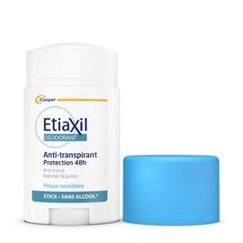 ETIAXIL - Antiperspirant - Moderate sweating - 48 hour protection - Armpits - Suitable for sensitive skin - Stick - Made in France - 40 ml