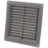 LIRAST 150x150mm / 6x6 inch Grey Plastic Ventilation Grille -
