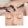 Lash Mannequin Head with 3 Pairs Replaceable Eyelid Silicone Eyelash
