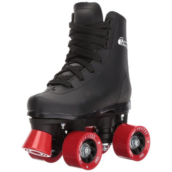 Chicago Boys Rink Roller Skate - Black Youth Quad Skates - Size J12