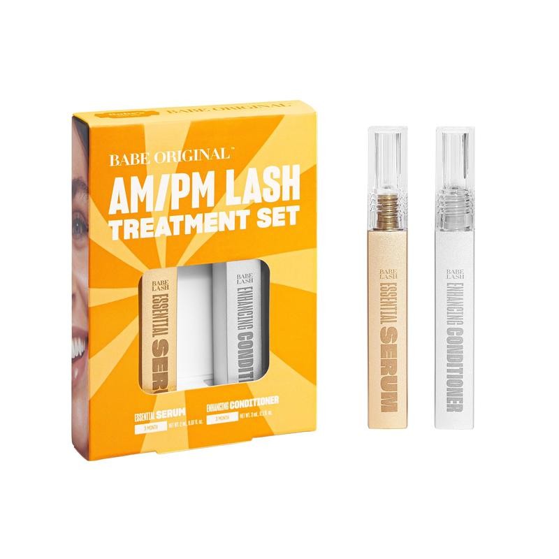 AM/PM Lash Treatment Set, Includes Essential Lash Serum & Enhancing