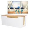 Cable Management Box Stylish Extension Socket Cord Organizer Box with