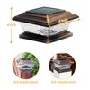 HUYIENO Solar Post Cap Lights Outdoor LED Lighting Deck Fence