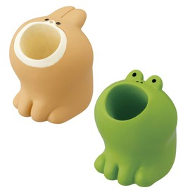 Decole PK-62073 "Stamp Stand, Rabbit", Harapeko Animal Harapeko Animal Decole Office Supplies, Stationery, Storage, Desk, Desk, Decoration, Interior Accessories, Gift, Present
