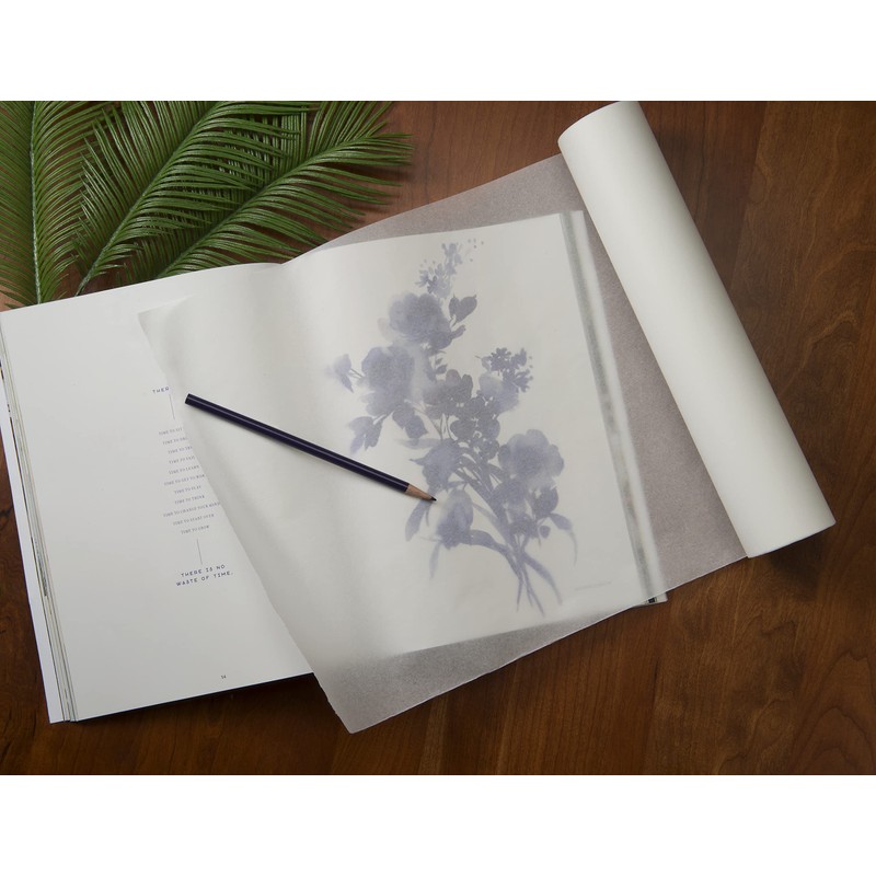 Bienfang Sketching & Tracing Paper Roll, White, 24 Inches x