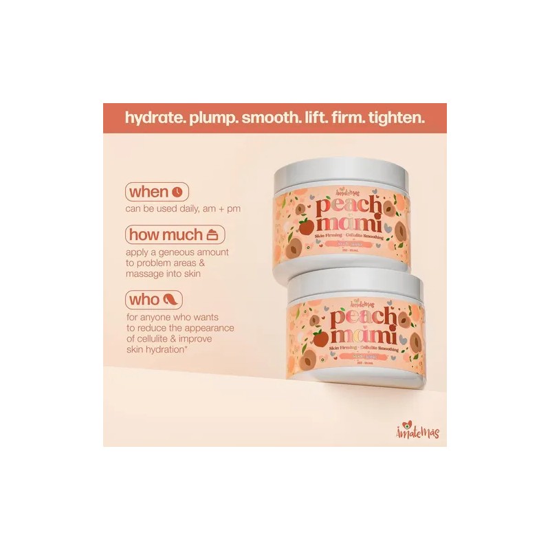 Peach Mami Crema Corporal Reafirmante Original Amatemas 60ml
