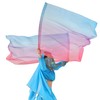 Wuchieal Worship Flags with Rods,Spinning Veil,Flag Scarf Poi Ribbon, Outdoor