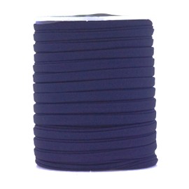 Mandala Crafts Navy Blue Soft Elastic Cord Nylon Spandex Bikini Bathing Suit String - Flat 20 Yds 5mm Spandex Cord Fabric Elastic Strings Stretchy Cords for Hair Ties Drawstring