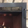 Design Specialties Fireplace Screen Pond Design (Textured Black, Small)
