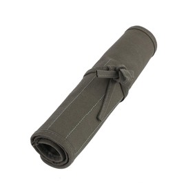 Paint Brush Bag, Pen Holder Pouch for 30 Brushes, Large Roll Up Case with Strap, Breathable Canvas Art Supplies Organizer, TravelFriendly, Olive, 18.90 * 11.81inch, Lightweight,